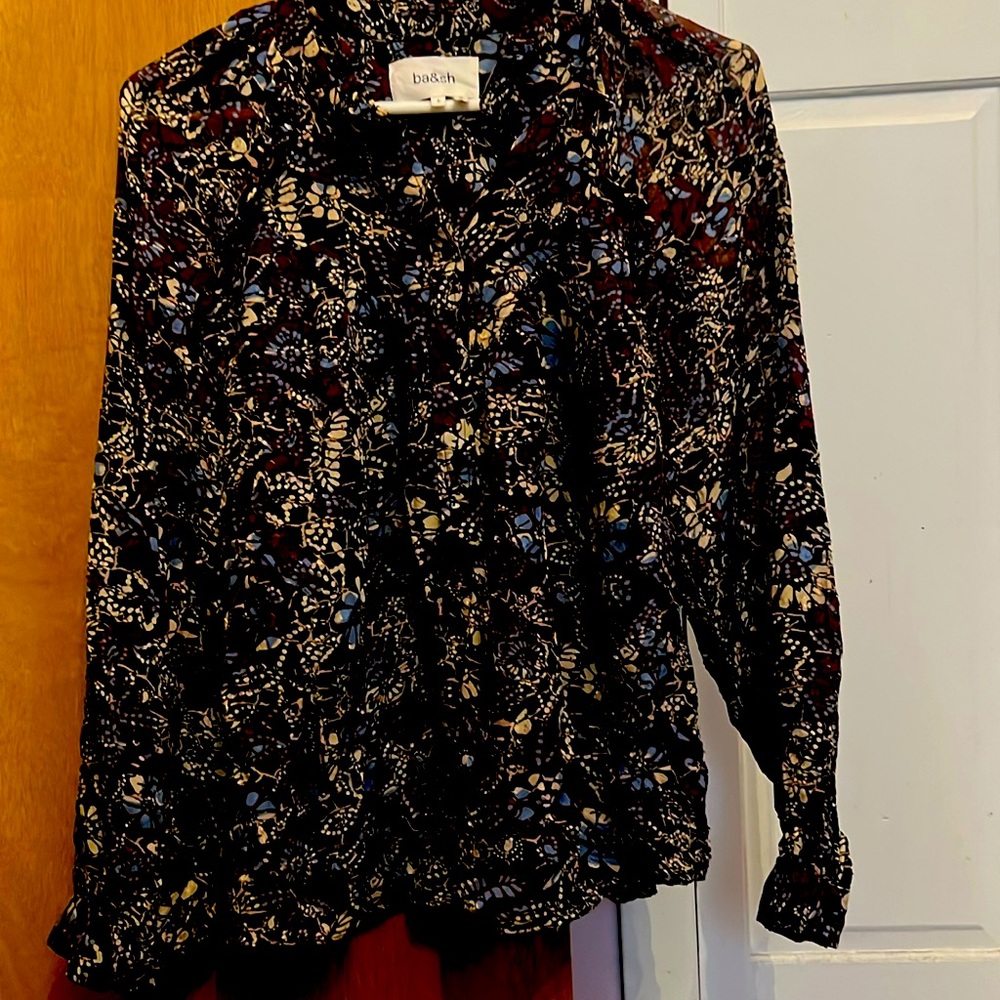 Bash Brown Based Pullover. Has Flecks In Black Bl… - image 1